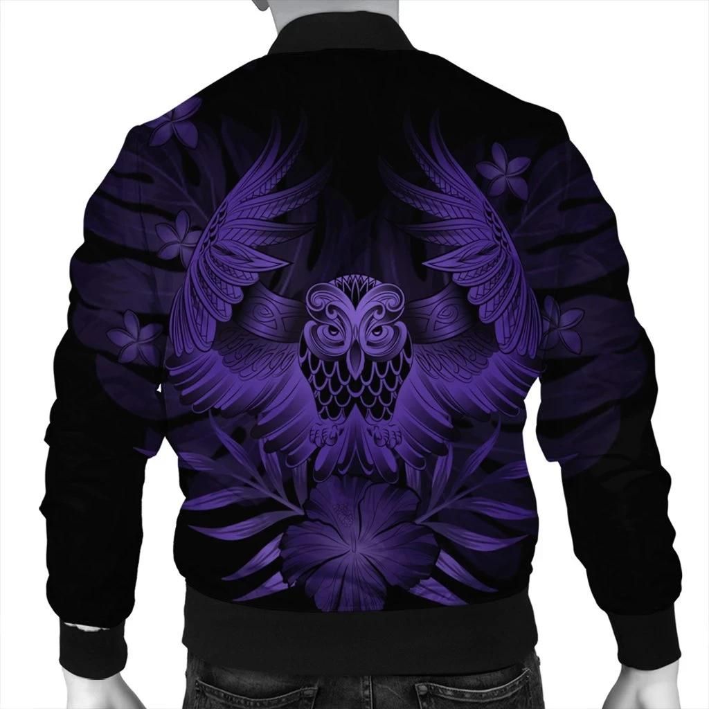 Hawaiian-Owl-Hibiscus-Plumeria-Polynesian-Bomber-Jacket-Purple-AH-J4R-Bomber-Jacket-1