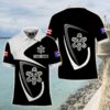 Hawaiian Sol Taino Puerto Rico Flagcustom Name Aop Polo Shirt