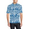 Hawaiian Themed Pattern Print Design H021 Men Polo Shirt
