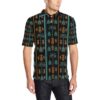Hawaiian Themed Pattern Print Design H023 Men Polo Shirt