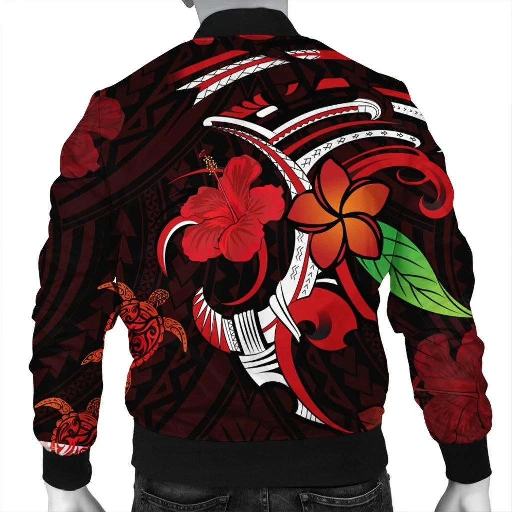 Hawaiian-Turtle-Hibiscus-And-Plumeria-Flower-Polynesian-Bomber-Jacket-AH-J4R-Bomber-Jacket-1