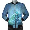 Hawaiian Turtle In The Sea Bubble Polynesian Bomber Jacket - AH - JR Bomber Jacket