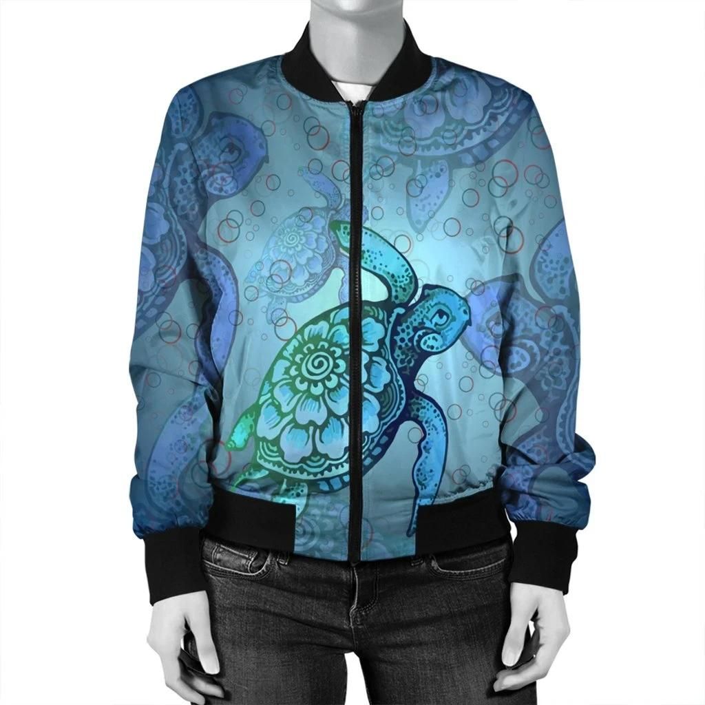Hawaiian-Turtle-In-The-Sea-Bubble-Polynesian-Bomber-Jacket-AH-JR-Bomber-Jacket-2
