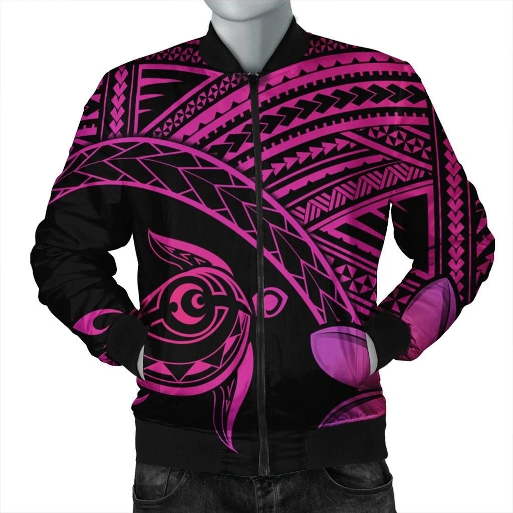 Hawaiian Turtle Plumeria Kakau Polynesian Quilt Bomber Jacket Neo Pink AH - J0R Bomber Jacket Hawaiian Turtle Plumeria Kakau Polynesian Quilt Bomber Jacket Neo Pink AH - J0R Bomber Jacket