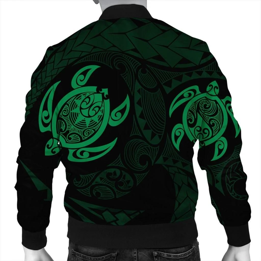 Hawaiian-Two-Turtle-Polynesian-Bomber-Jacket-Green-AH-J7R-Bomber-Jacket-1