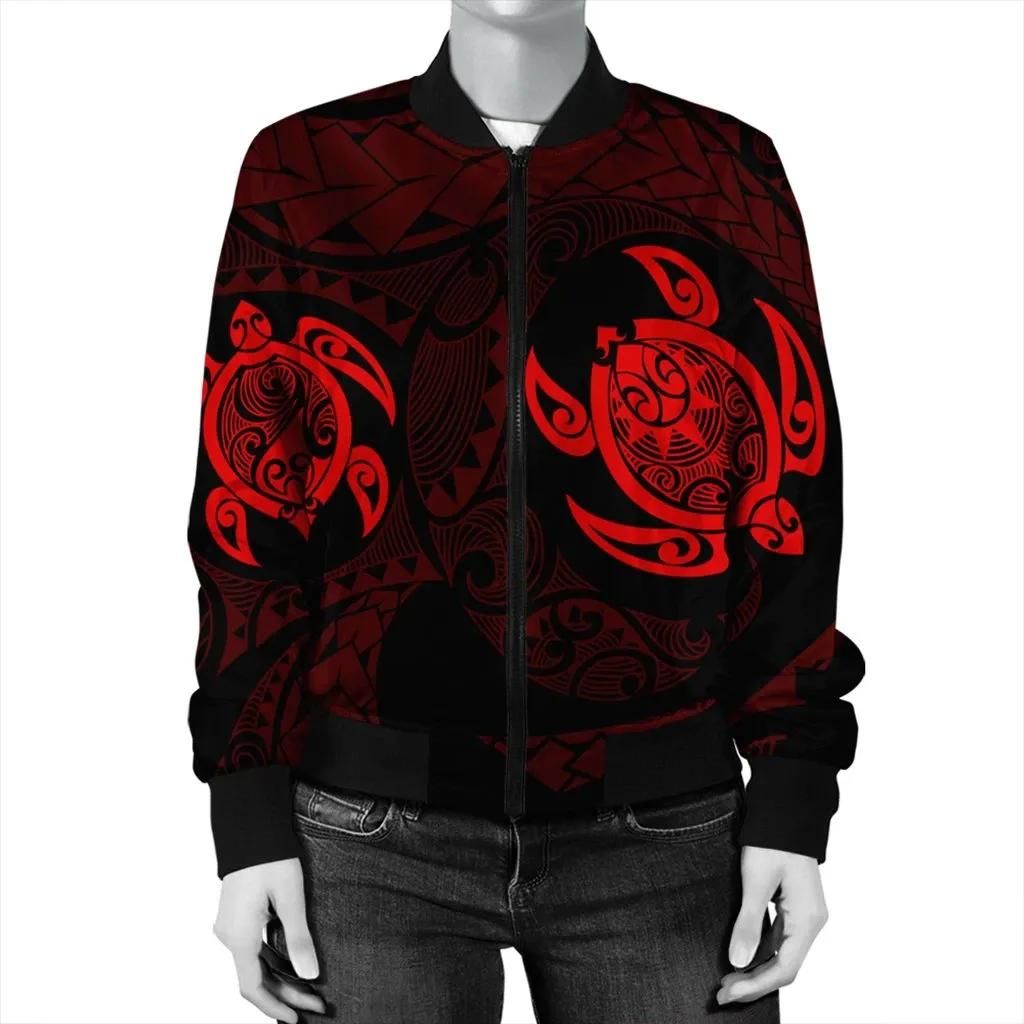 Hawaiian-Two-Turtle-Polynesian-Bomber-Jacket-Red-AH-J7R-Bomber-Jacket-2