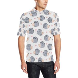 Hedgehog Baby Pattern Print Design 03 Men Polo Shirt