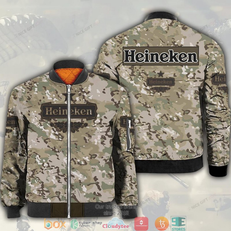 Heineken Camouflage Bomber Jacket Heineken Camouflage Bomber Jacket