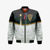 Henry Legolant Bomber Jacket Custom Black Clover Cosplay Costumes Bomber Jacket