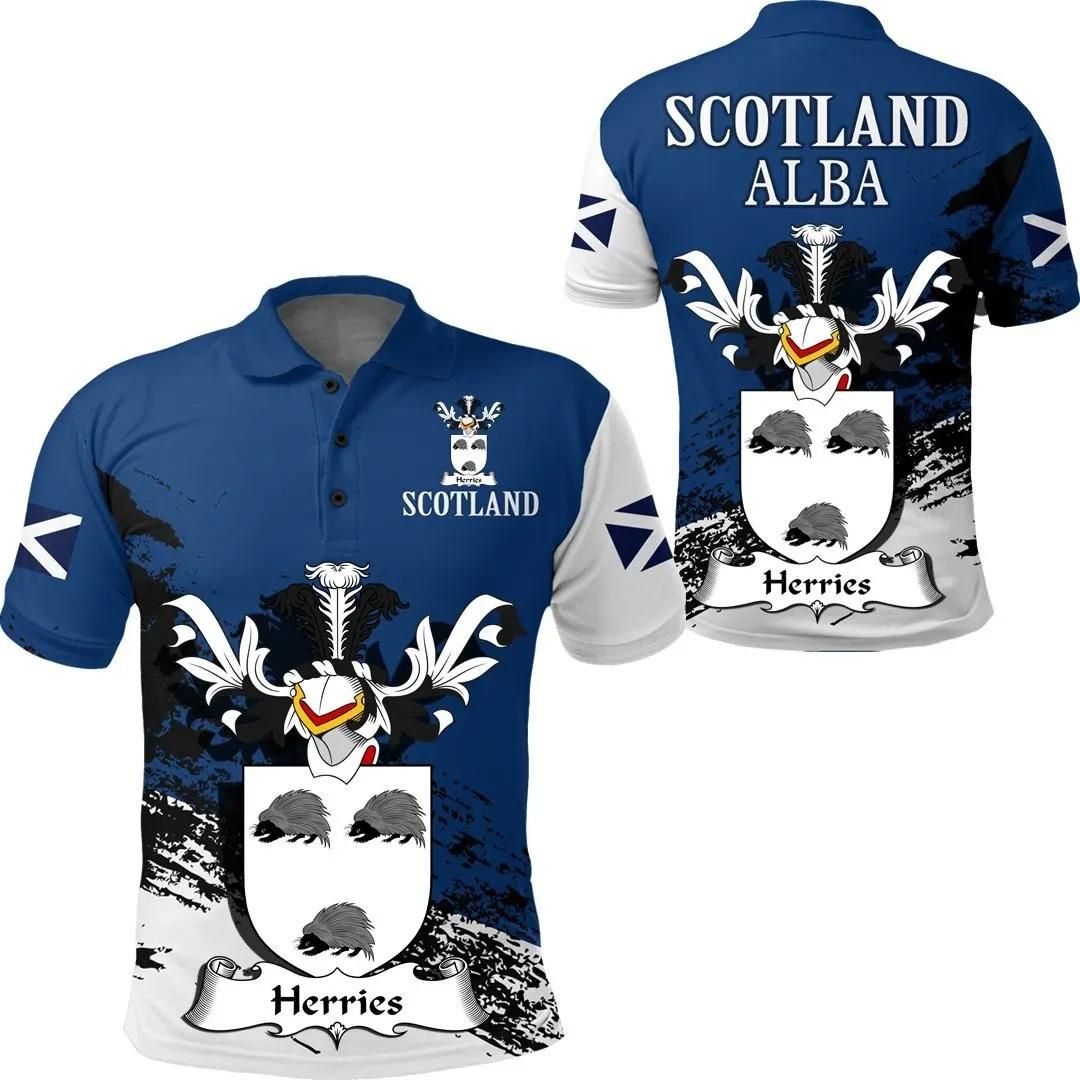 Herries Scottish Family Crest Scotland Special Polo Shirt - Golf Shirt A7 Herries Scottish Family Crest Scotland Special Polo Shirt - Golf Shirt A7