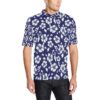 Hibiscus Pattern Print Design Hb010 Men Polo Shirt