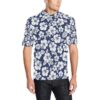 Hibiscus Pattern Print Design Hb012 Men Polo Shirt