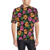 Hibiscus Pattern Print Design Hb029 Men Polo Shirt
