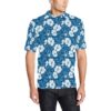 Hibiscus Pattern Print Design Hb03 Men Polo Shirt
