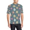 Hibiscus Pattern Print Design Hb033 Men Polo Shirt
