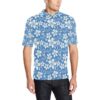 Hibiscus Pattern Print Design Hb09 Men Polo Shirt