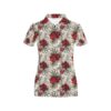 Hibiscus Print Design Lks3011 Women'S Polo Shirt