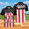 Hit Hard Run Fast Baseball Polo Shirt #Kv