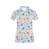 Hockey Equipment Print Design Lks301 Women'S Polo Shirt