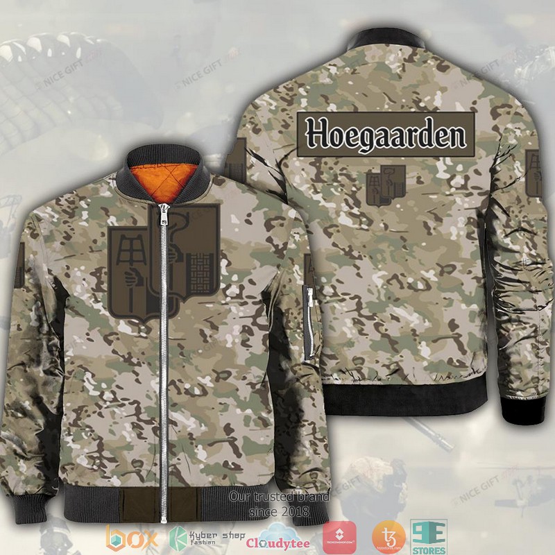 Hoegaarden Camouflage Bomber Jacket Hoegaarden Camouflage Bomber Jacket