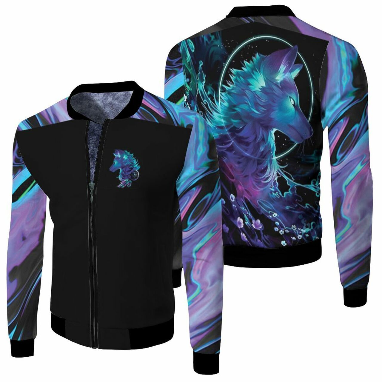 Holographic Wolf 3D T Shirt Hoodie Sweater Jersey Bomber Jacket Model 2504 Bomber Jacket Holographic Wolf 3D T Shirt Hoodie Sweater Jersey Bomber Jacket Model 2504 Bomber Jacket