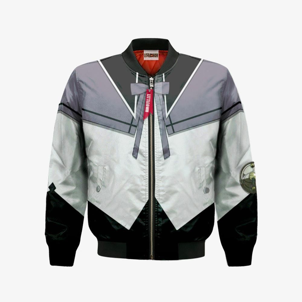 Homura Akemi Bomber Jacket Custom The Puella Magi Cosplay Costumes Bomber Jacket Homura Akemi Bomber Jacket Custom The Puella Magi Cosplay Costumes Bomber Jacket