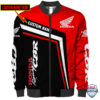 Honda Racing Cbr Custom Name Bomber Jacket 04