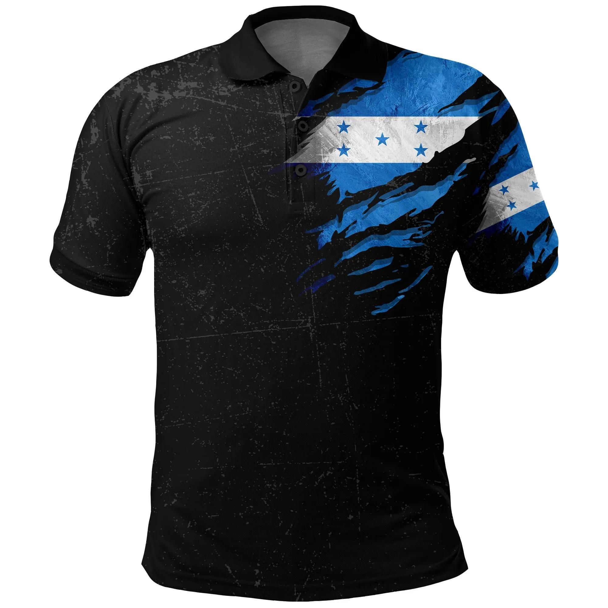 Honduras in Me Polo Shirt - Special Grunge Style A7 Honduras in Me Polo Shirt - Special Grunge Style A7
