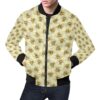 Honey Bee Gifts Pattern Print Mens Bomber Jacket