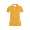 Honey Bee Honeycomb Print Design Lks3011 Women's Polo Shirt