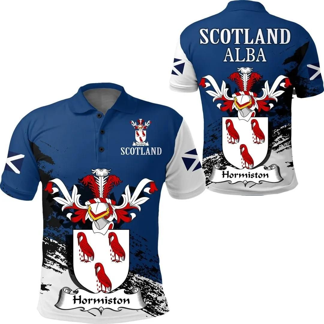 Hormiston Scottish Family Crest Scotland Special Polo Shirt - Golf Shirt A7 Hormiston Scottish Family Crest Scotland Special Polo Shirt - Golf Shirt A7