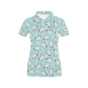 Horse Cute Print Design Lks306 Women'S Polo Shirt