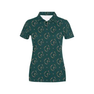 Horse Head Print Design Lks302 Women'S Polo Shirt