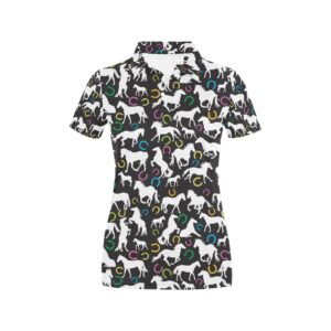 Horse Hoof Colorful Print Design Lks301 Women'S Polo Shirt