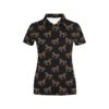 Horse Print Design Lks3010 Women'S Polo Shirt