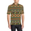 Horse Western Pattern Men Polo Shirt