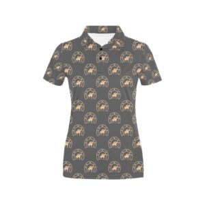 Horseshoe Print Design Lks306 Women'S Polo Shirt