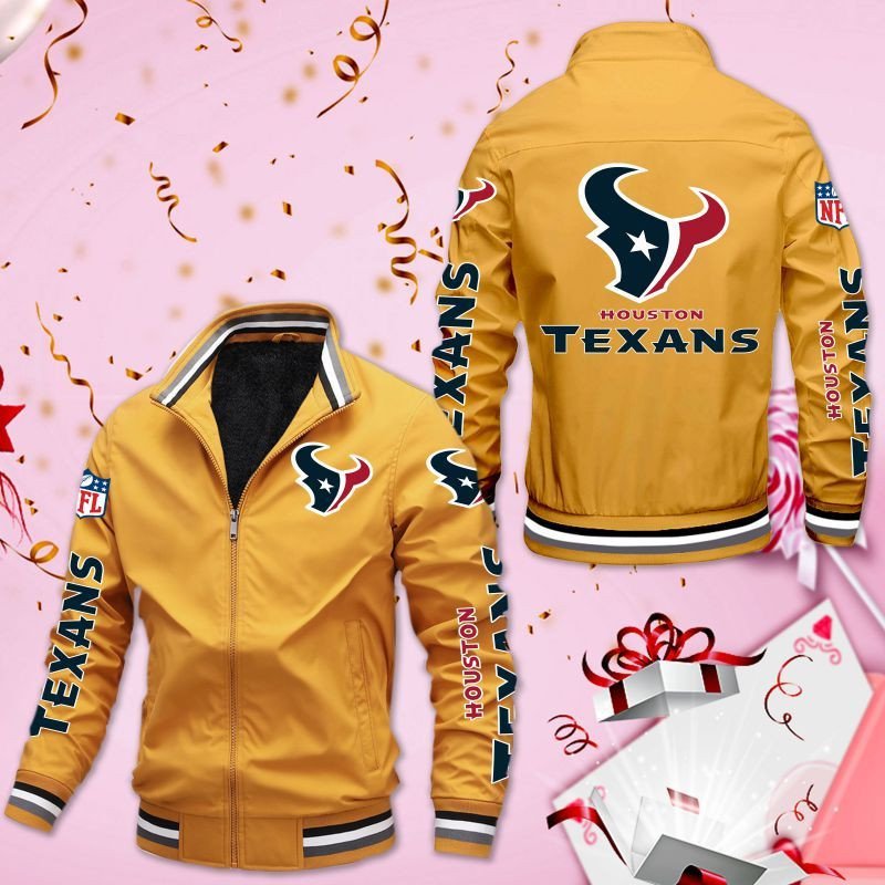 Houston Texans 3D Bomber Jacket Houston Texans 3D Bomber Jacket