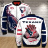 Houston Texans All Over Printed Bomber Jacket