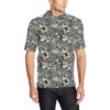 Hummingbird Pattern Print Design 02 Men Polo Shirt