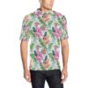 Hummingbird Tropical Pattern Print Design 05 Men Polo Shirt