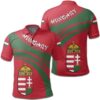 Hungary Coat Of Arms Polo Shirt Cricket Style J5W