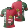 Hungary Coat Of Arms Polo Shirt Quarter Style J7