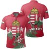 Hungary Coat Of Arms Polo Shirt Spaint Style J8W