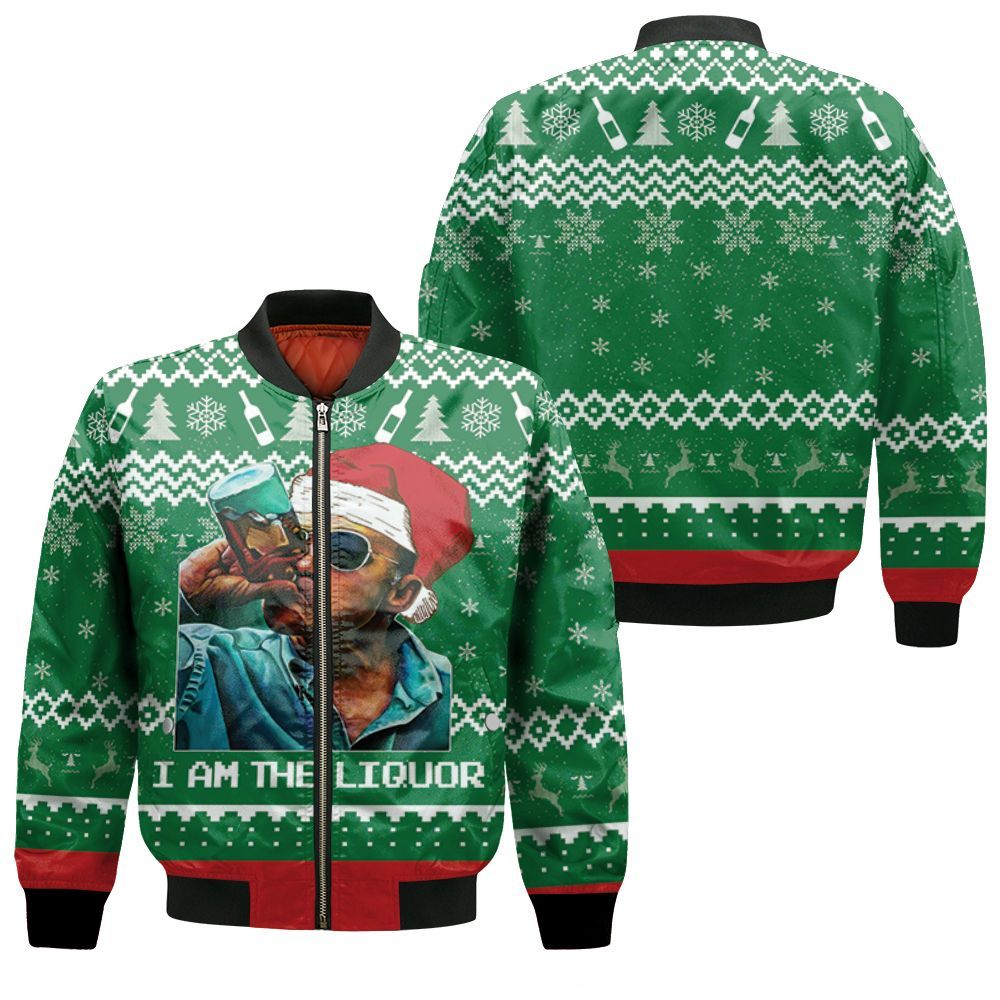 I Am The Liquor Trailer Park Boys Christmas 3D Bomber Jacket I Am The Liquor Trailer Park Boys Christmas 3D Bomber Jacket