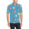 Ice Cream Pattern Print Design 01 Men Polo Shirt
