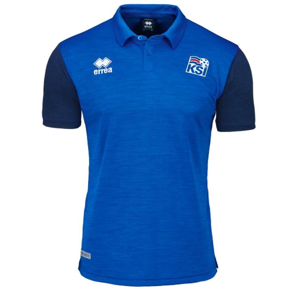 Iceland National Team Presentation Polo Shirt 2018/19 - Errea Iceland National Team Presentation Polo Shirt 2018/19 - Errea