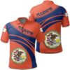 Illinois Coat Of Arms Polo Shirt Cricket Style J5W