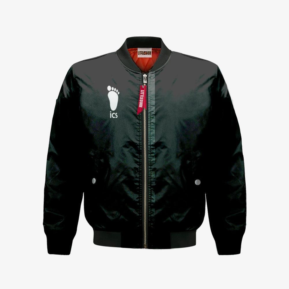 Inarizaki High Bomber Jacket Custom Haikyuu Cosplay Costumes Bomber Jacket Inarizaki High Bomber Jacket Custom Haikyuu Cosplay Costumes Bomber Jacket