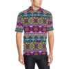 Indian Navajo Color Themed Design Print Men Polo Shirt